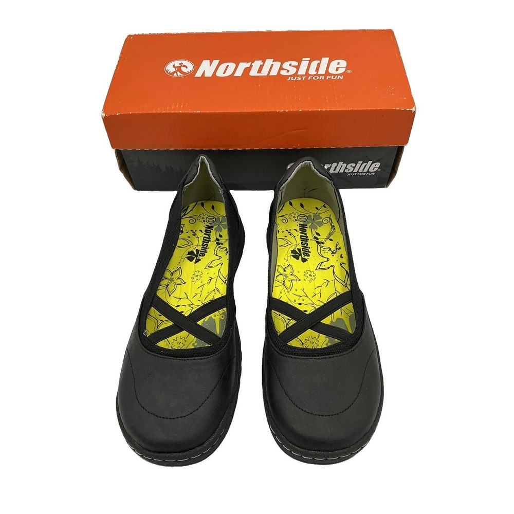NEW Northside Women's Black low heel ,sports  closed toe/ heel sandal Size 10